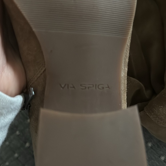 Via Spiga Ophira stone suede over the knee boots 5.5/36 - Picture 5 of 7